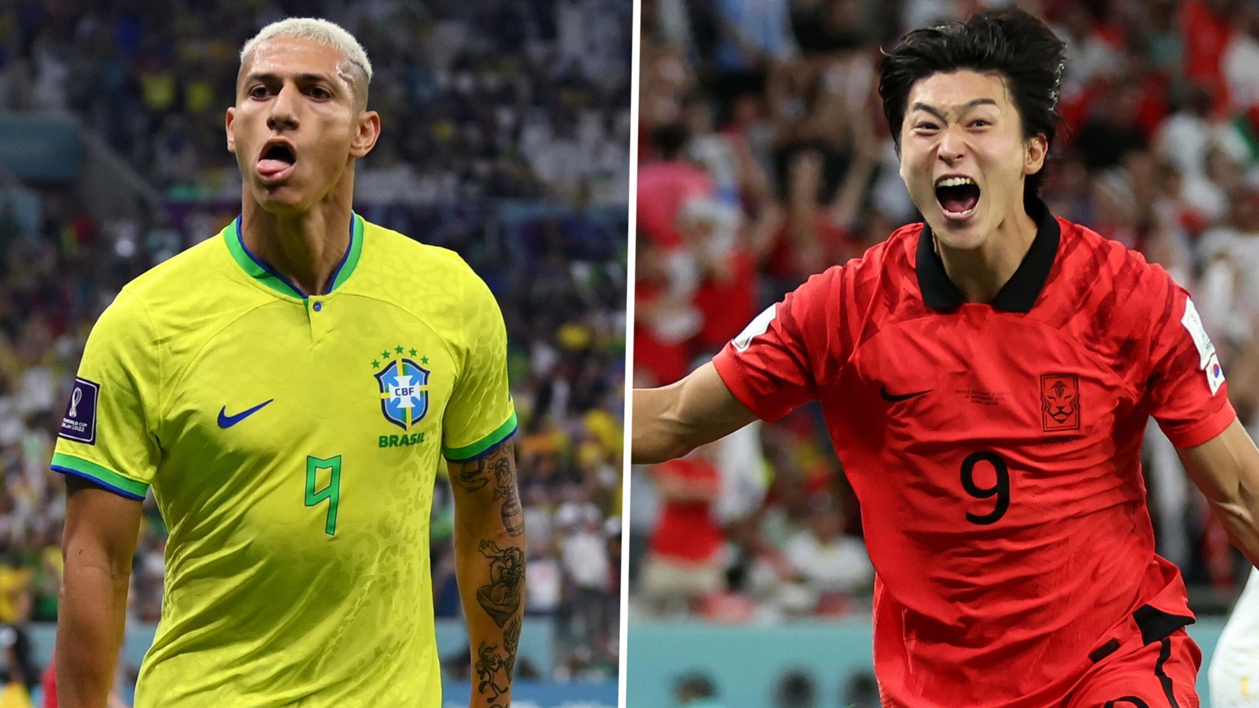 Brazil National Football Team Vs South Korea National Football Team Lineups